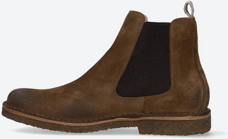 Astorflex Donker Khaki Enkellaarzen Brown Heren