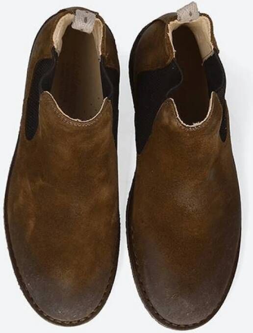 Astorflex Donker Khaki Enkellaarzen Brown Heren