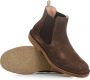 Astorflex Donkerbruine Suède Chelsea Schoenen Brown Heren - Thumbnail 2