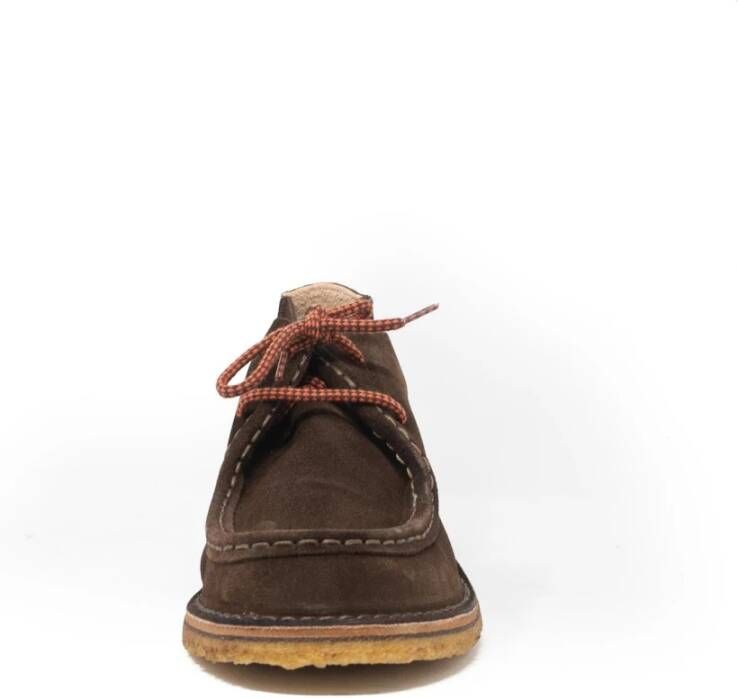 Astorflex Handgemaakte leren mocassin schoen Donker kastanje Brown Heren