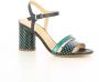 Atelier Content Groene Wilma Z25 Damesschoenen Multicolor Dames - Thumbnail 2