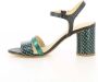 Atelier Content Groene Wilma Z25 Damesschoenen Multicolor Dames - Thumbnail 4