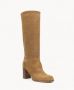 Atelier Content Stijlvolle Laarzen voor Vrouwen Beige Dames - Thumbnail 4