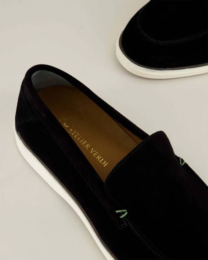 Atelier Verdi Avl01 Loafer Instappers Black Heren