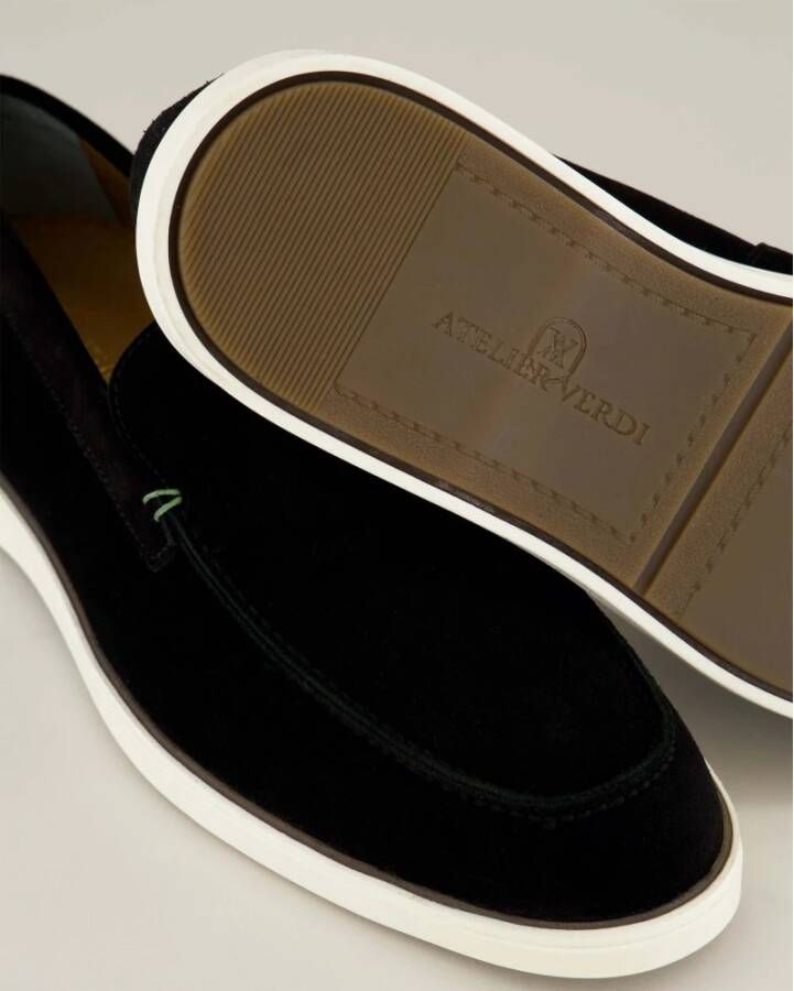 Atelier Verdi Avl01 Loafer Instappers Black Heren
