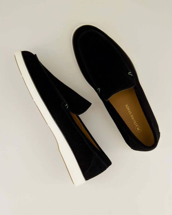 Atelier Verdi Avl01 Loafer Instappers Black Heren