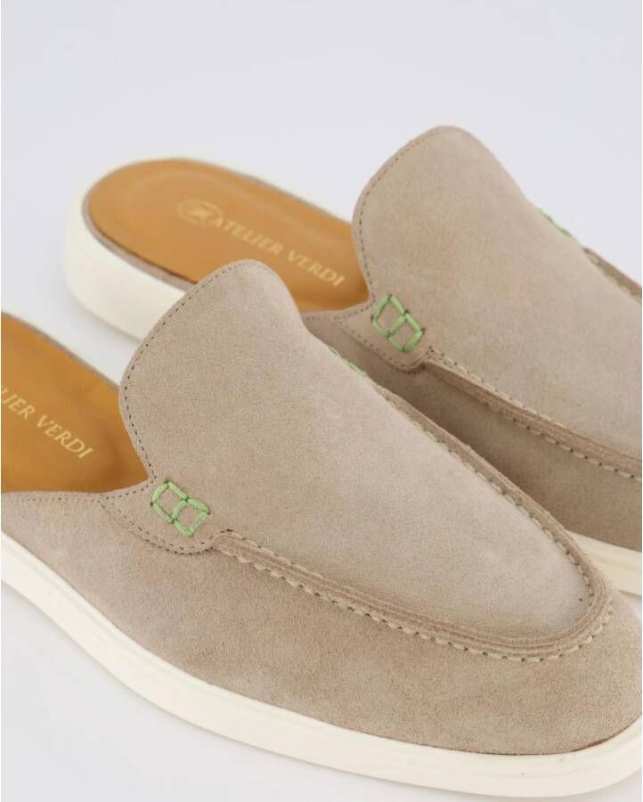 Atelier Verdi Beige Instap Schoenen Beige Heren