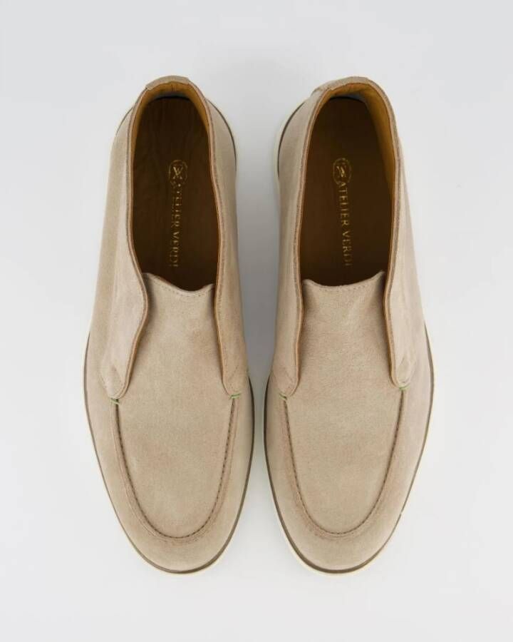 Atelier Verdi Beige Loafer Schoenen voor Heren Beige Heren