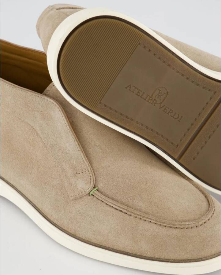 Atelier Verdi Beige Loafer Schoenen voor Heren Beige Heren
