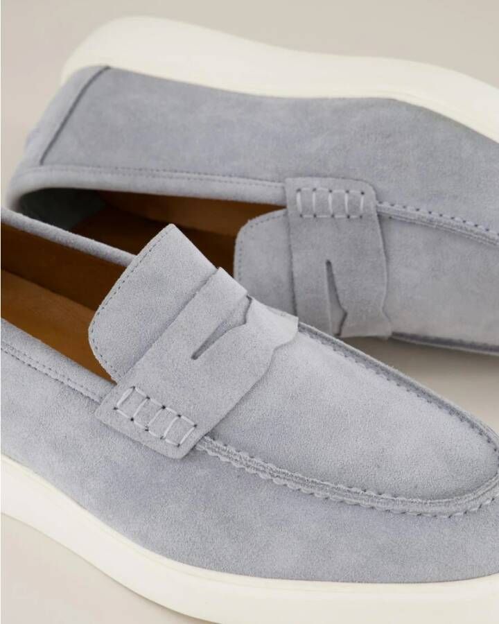 Atelier Verdi Blauwe Loafer Schoenen voor Heren Blue Heren