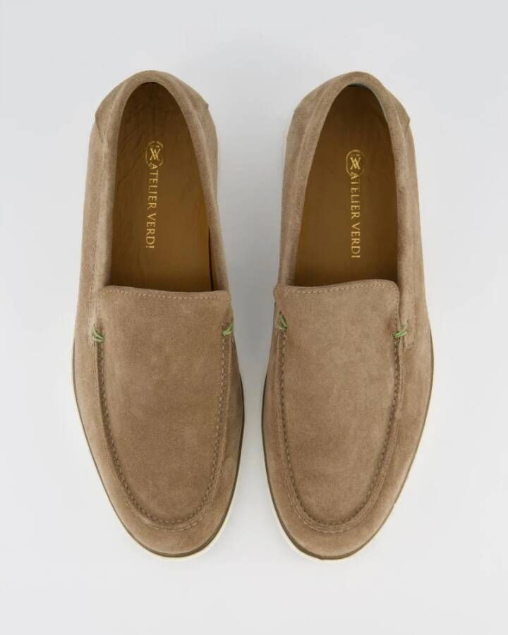 Atelier Verdi Loafer Sandaal voor Heren Beige Heren