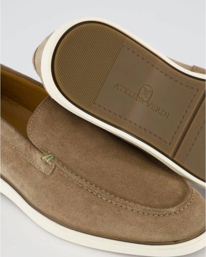 Atelier Verdi Loafer Sandaal voor Heren Beige Heren
