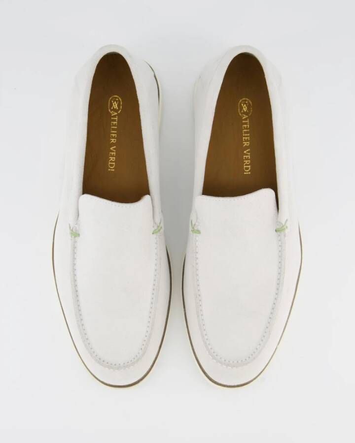 Atelier Verdi Ivory Loafer voor heren White Heren