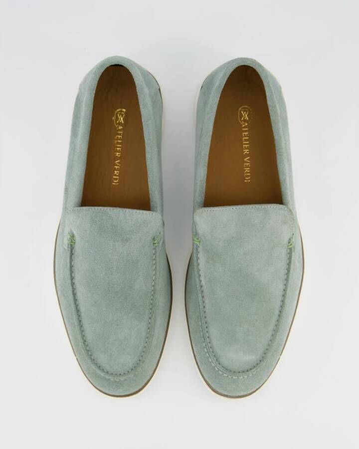 Atelier Verdi Jade Loafer voor Heren Green Heren