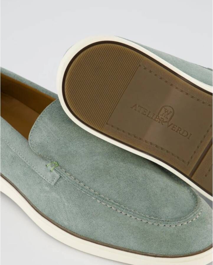 Atelier Verdi Jade Loafer voor Heren Green Heren
