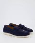 Atelier Verdi Navy Loafer voor Dames Blue Dames - Thumbnail 5