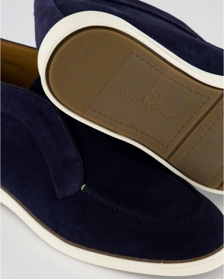 Atelier Verdi Navy Loafer voor Heren Blue Heren