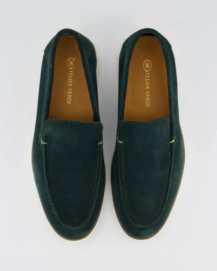 Atelier Verdi Nino Loafer Pine Schoenen Green Heren