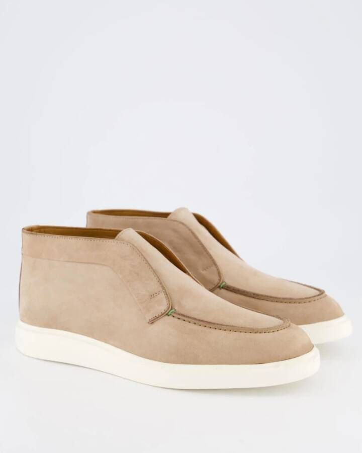 Atelier Verdi Nubuck Mid Loafer Beige Heren
