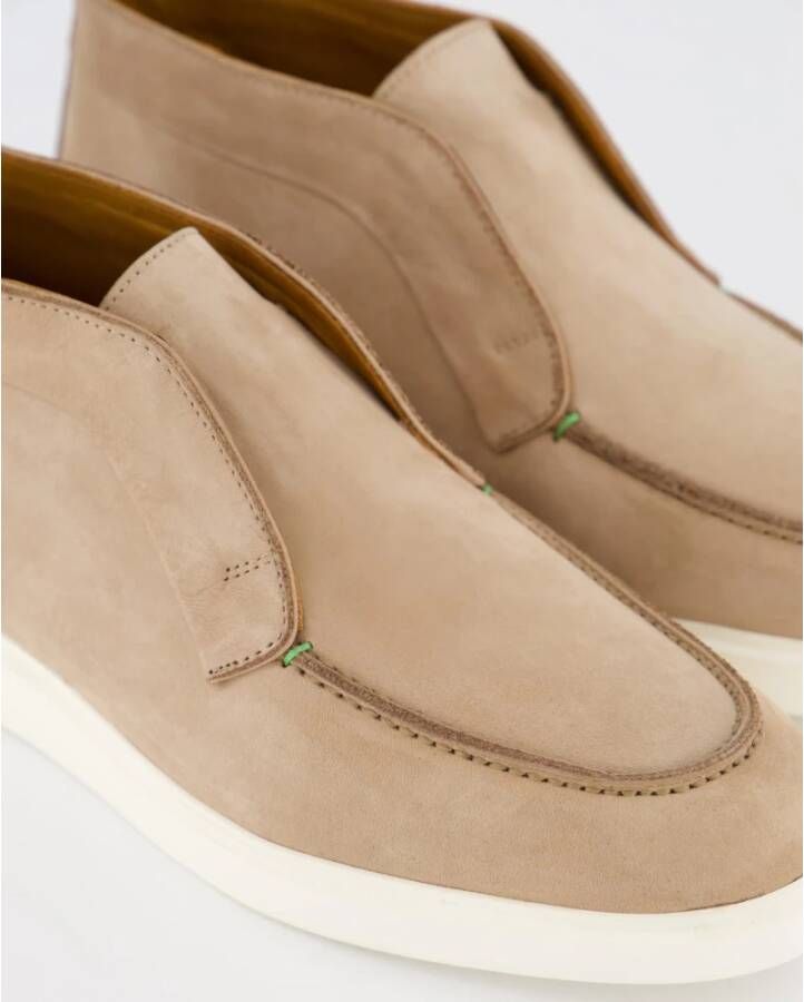 Atelier Verdi Nubuck Mid Loafer Beige Heren