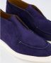 Atelier Verdi Nubuck Mid Loafer Blue Heren - Thumbnail 5