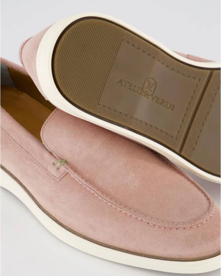 Atelier Verdi Nude Loafer voor Heren Pink Heren