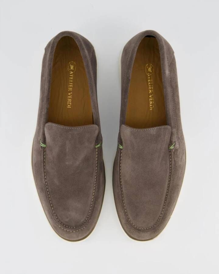 Atelier Verdi Taupe Loafer voor Heren Brown Heren