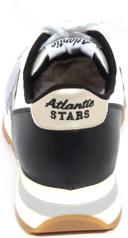Atlantic Stars Grijs Off White Suède Stoffen Schoen