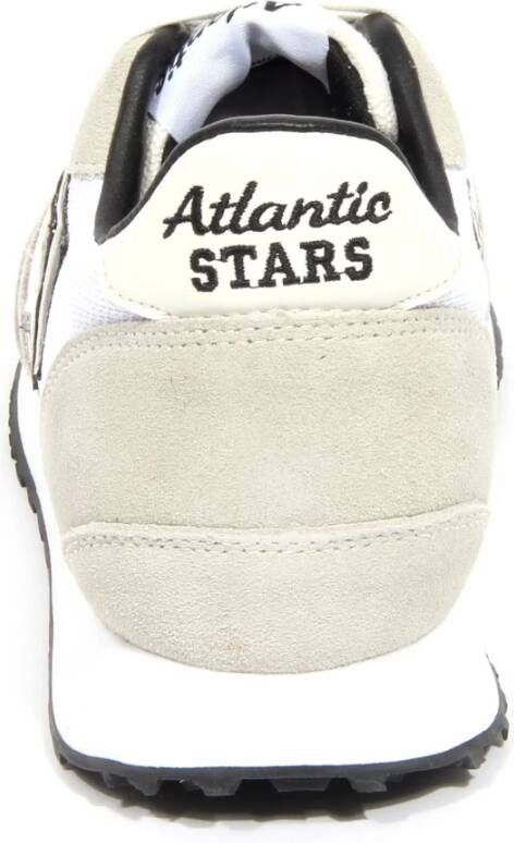 Atlantic Stars Grijs Wit Suède Stoffen Schoenen Model Altair