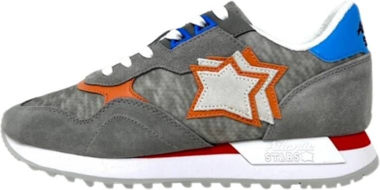 Atlantic Stars Heren Leren en Stoffen Sneakers