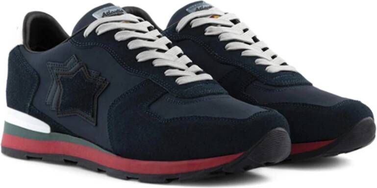 atlantic stars Heren Sneakers van Stof en Suède Blauw Heren