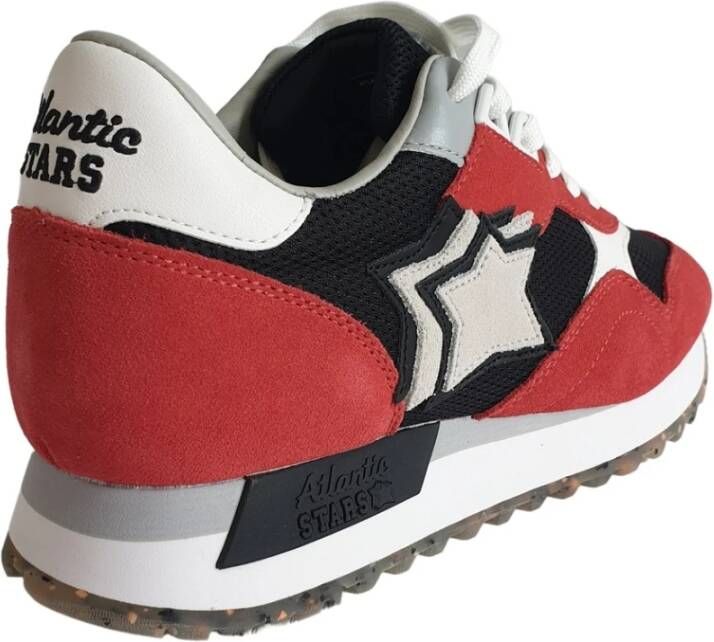 Atlantic Stars Leren en Stoffen Sneakers