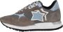 Atlantic stars Dames Stoffen en Suède Sneakers Gray Dames - Thumbnail 2