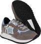 Atlantic stars Dames Sneakers Textiel Fluweel Rubber Zool Brown Dames - Thumbnail 4