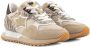 Atlantic stars Stijlvolle Stoffen en Suède Sneakers Brown Dames - Thumbnail 14