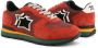 Atlantic stars Stoffen en Suède Sneakers met Rubberen Zool Red Heren - Thumbnail 2