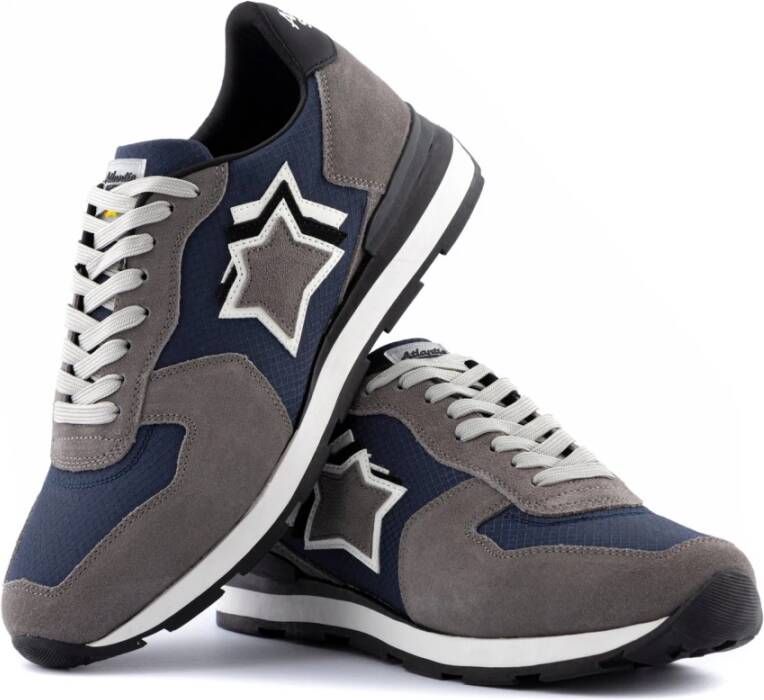 Atlantic Stars Sportieve Grijze Modieuze Sneakers voor Mannen