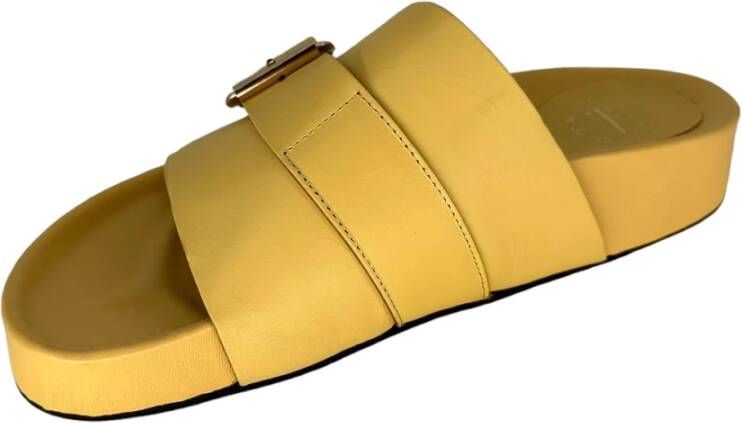 bruine sandaal met brede band Leer | Uni schoenen bruine sandaal met brede band Leer | Uni schoenen