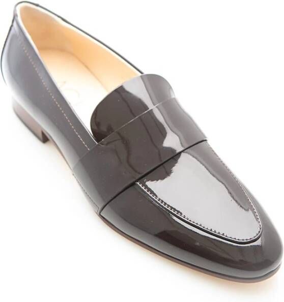 Attilio Giusti Bruin Lakleren Penny Loafers Brown Dames