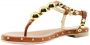AGL Bruin Leren Casual Open Sandalen Brown Dames - Thumbnail 3
