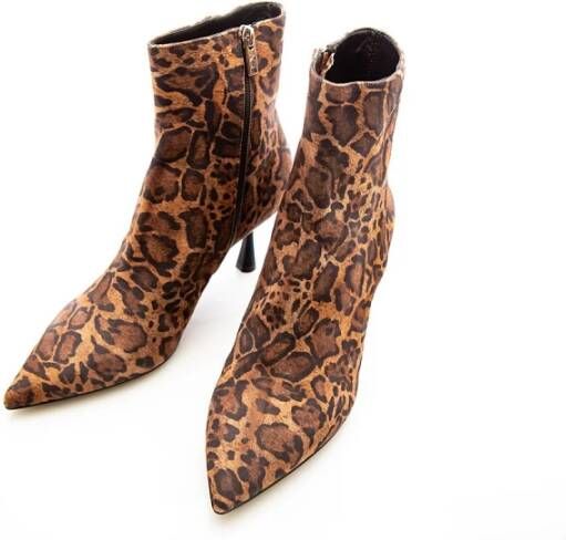 Attilio Giusti Luipaardprint Shooties Brown Dames