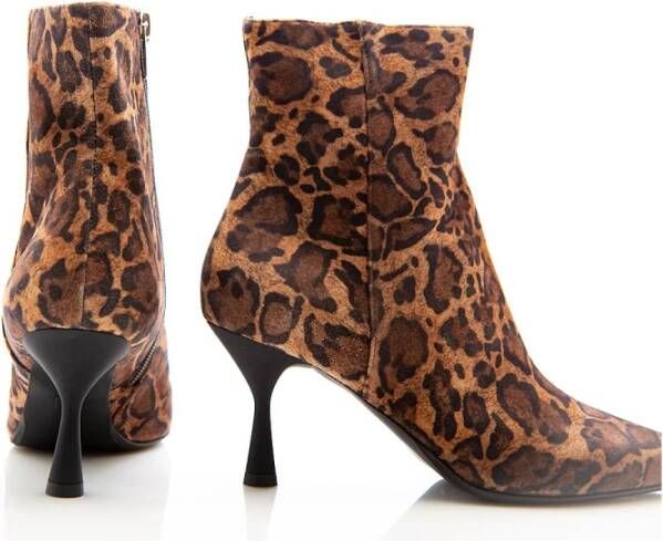 Attilio Giusti Luipaardprint Shooties Brown Dames