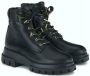 AGL Luxe Vetersluiting Leren Booties Black Dames - Thumbnail 8