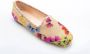 Attilio Giusti Raffia Bloemen Geborduurde Pantoffels Multicolor Dames - Thumbnail 2