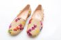 Attilio Giusti Raffia Bloemen Geborduurde Pantoffels Multicolor Dames - Thumbnail 3