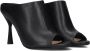 ATTILIO GIUSTI LEOMBRUNI Muiltjes Dames D669002 Maat: 39 Materiaal: Leer Kleur: Zwart - Thumbnail 7