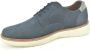Australian Blauw Nubuck Casual Schoenen - Thumbnail 2