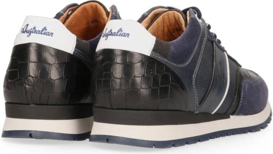 Australian Blauwe vetersneaker modern ontwerp Blue Heren