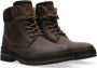 Australian York Brown Leather D19 Dark Br Heren Veterschoenen Bruin - Thumbnail 6