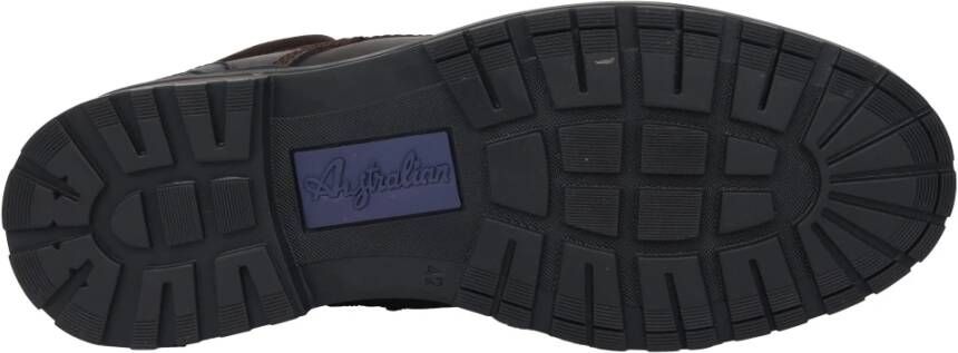 Australian Donkerbruine Heren Enkellaars